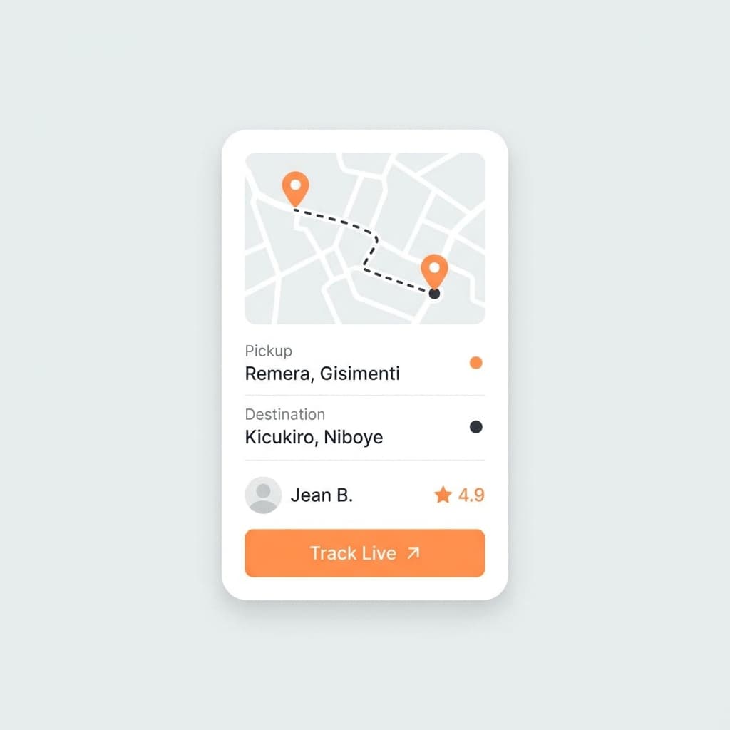 Delivery tracking card
